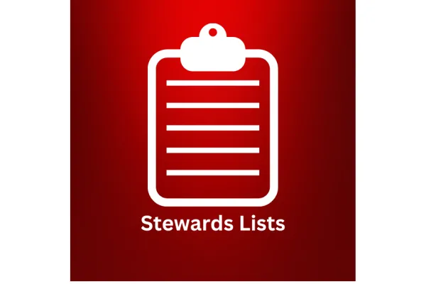 stewards lists