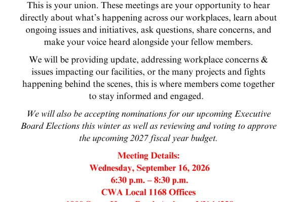 fall members meeting