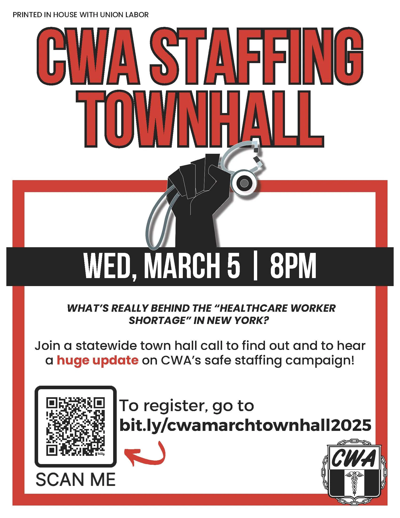 CWA Staffing Townhall Meeting
