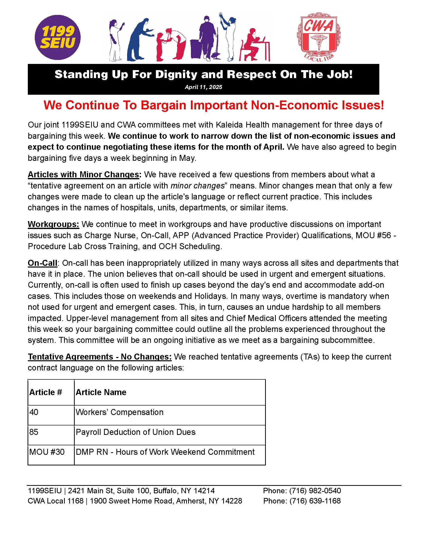 KH Bargaining Update 6