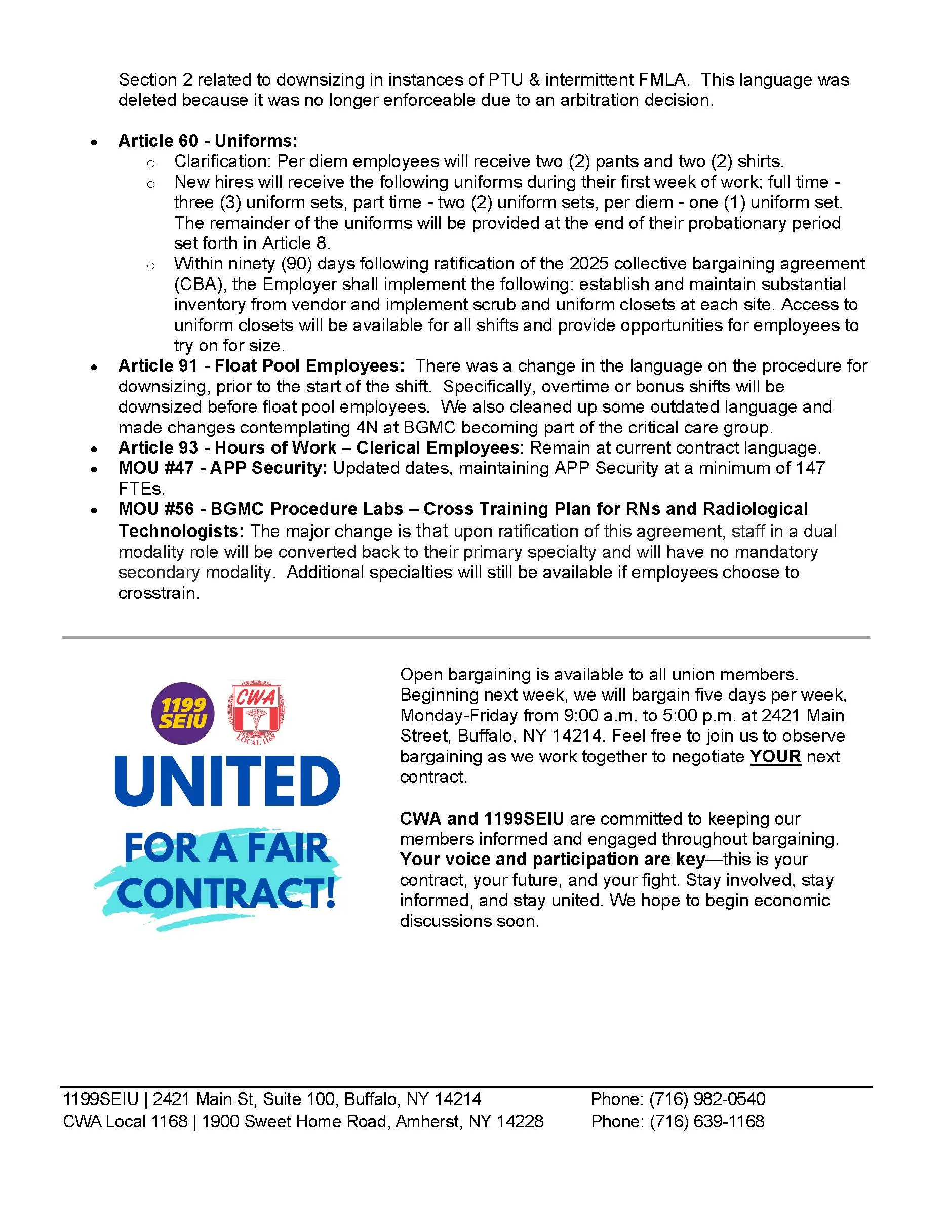 KH Bargaining Update 7.2