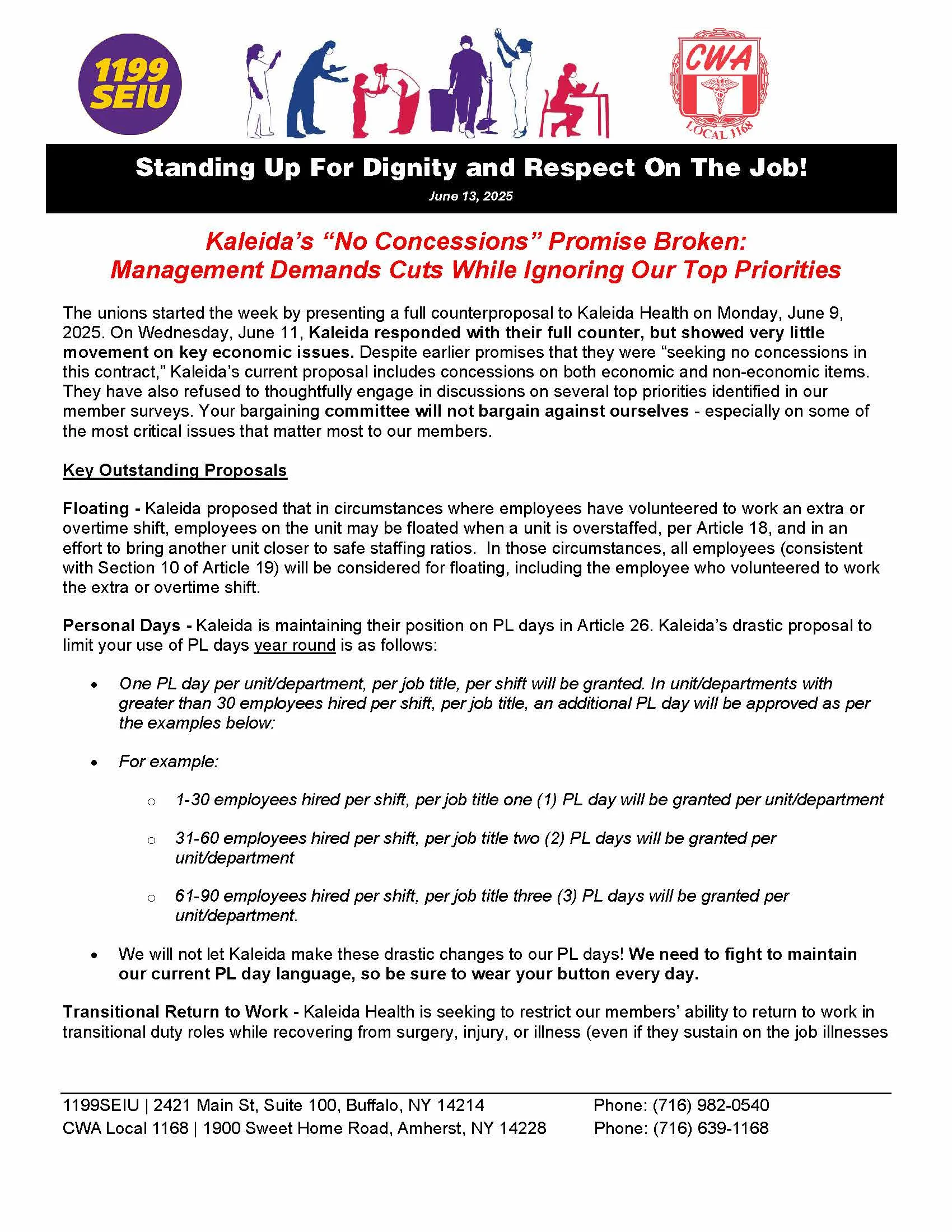 KH Bargaining Update 15
