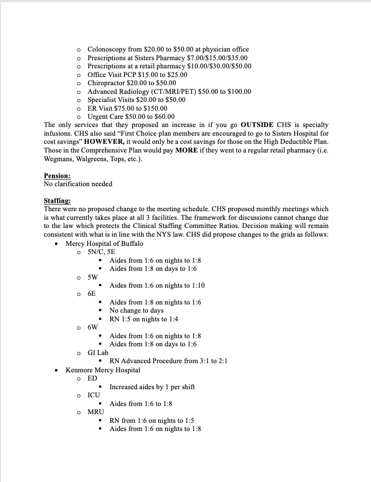 CHS Bargaining Update 15.2