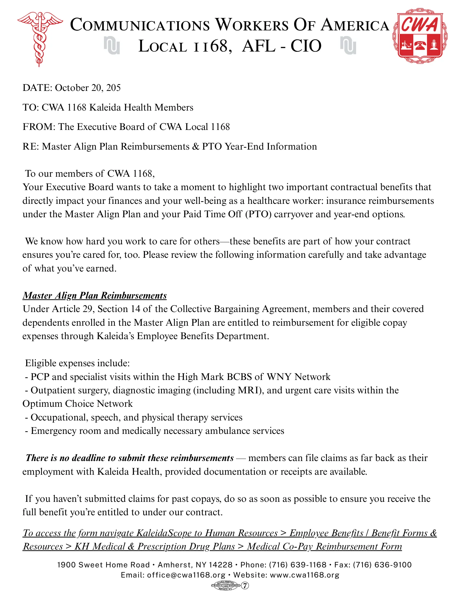 CoPay Reimbursement